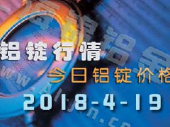 今日鋁價：4月19日全國各地鋁錠行情